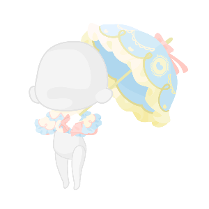 Befrilled Picnic Parasol & Mini Cape