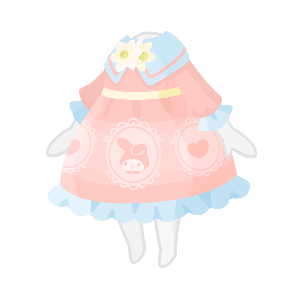 My Melody Patterned Picnic Dress