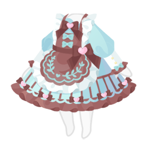 Mint Choco Maid Dress