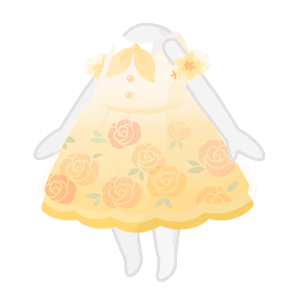 Summer's Yellow Rose Dress