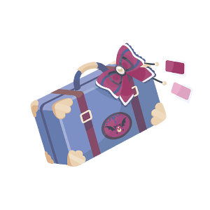 Little Devil Hotel Patron Traveling Suitcase