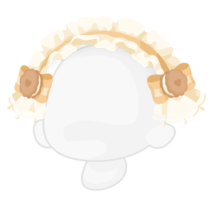 Creamy Cookie Ribbon Headdress