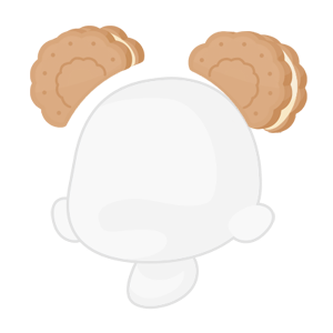 Creamy Cookie Bear Ears