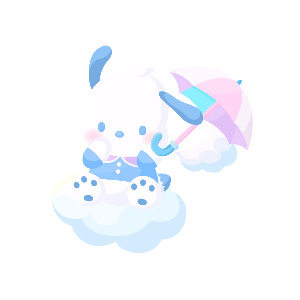 Raindrops Keep Falling on My Head♪ Pochacco