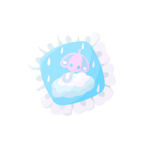 Rain, Rain, Go Away♪ Frill Cushion