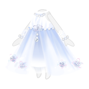 Sparkling Soirée Crystal Lily Gown