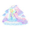 Impatiently Waiting Pastel Weaver's Gown