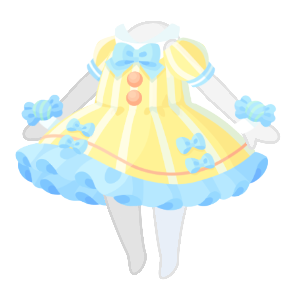 Sweet Lemon Poppin' Candy Dress