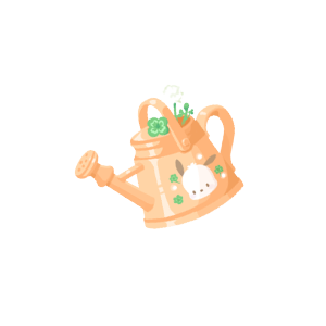 Growing Vegetables Pochacco Watering Can