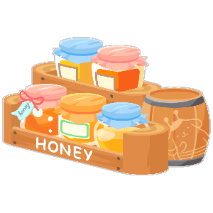 Pompompurin's Honey Bottle Case