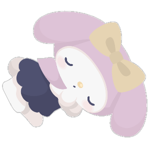 Peaceful Slumber My Melody Plushie L