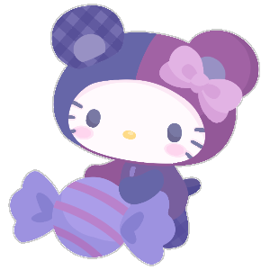 Spooky Dear Friend Hello Kitty Plushie S