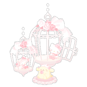 Secret Rose of Innocence Birdcage