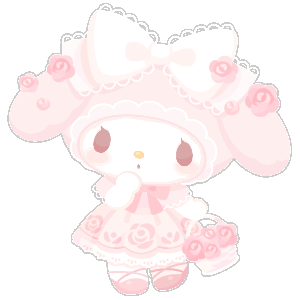 Rose Pink Lolita My Melody Plushie XL