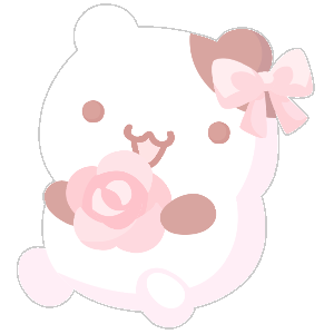 Sweet Pink Rose♪ Muffin Plushie S