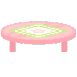 Pink Peach Blossom Tea Table