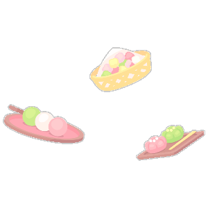 Peachy Pink Hinamatsuri Snack Set