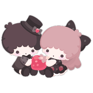 My Fave Strawberries Kiki & Lala Plushie M