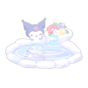 Kuromi Bubbling Brook Forest Bath