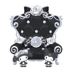 My Melody & Kuromi Dark Manor Sofa