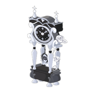 Grandfather Clock Counting Infinite Time