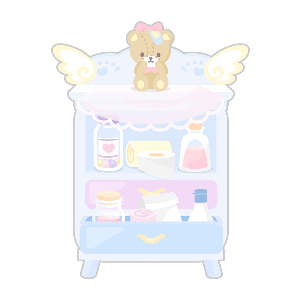 Soft Pastel Baby Toy Shelf Door