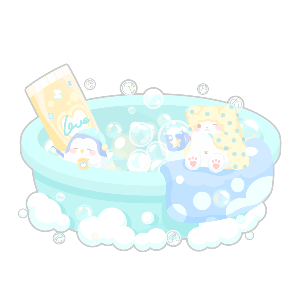 Moppu & Friends Bubbly Bathtub