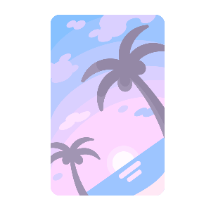 Stellar Summer Vibes Widget Door