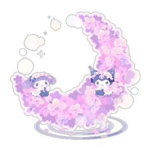 My Melody & Kuromi Sakura Crescent