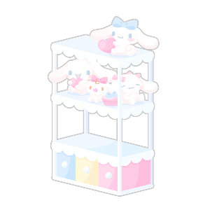 Celebrate Cinnamoroll Collection Bookshelf