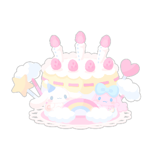 Celebrate Cinnamoroll Stitched Birthday Cake♪