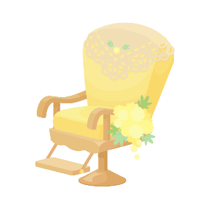 Mimosa Yellow Beauty Salon Chair