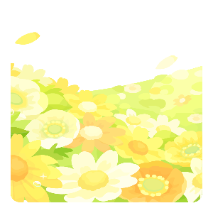 Springtime in a Flower Field Floor