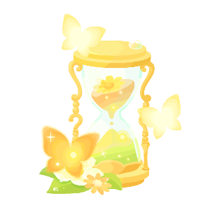 Sweet Happiness Hourglass Flower