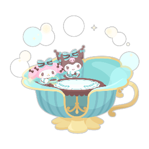 Merry Teatime in a Mint Teacup Sofa