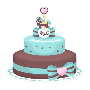 Merry Mint Choco Tiered Cake Set