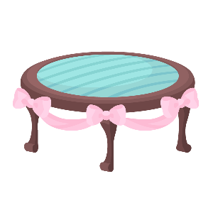 Merry Mint Choco Round Cafe Table