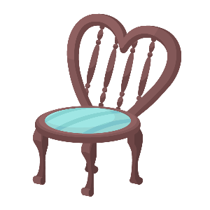 Merry Mint Choco Cafe Chair