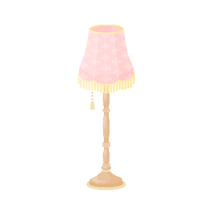 Pit-a-Pat Resort Guestroom Floor Lamp