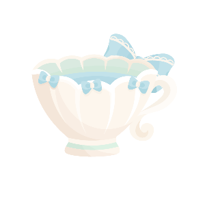 Green Happiness Teacup