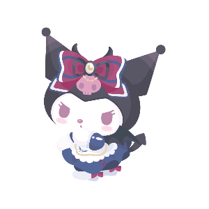 Little Devil Hotel Maid Kuromi Plushie S