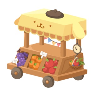 Pompompurin's Finest♪ Fresh Fruit Stand