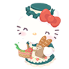 Scenic Village Hello Kitty Plushie XL