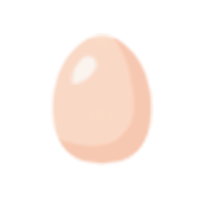 Fresh Egg from the Miniature Ranch