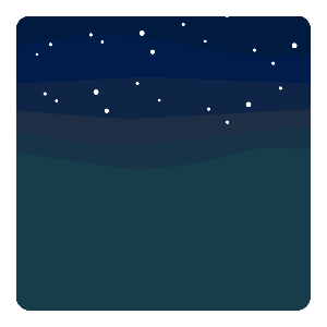 Stars Twinkling Against Midnight Background