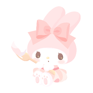 Rosy Wedding My Melody Plushie S