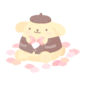 Petals of Love♪ Pompompurin Plushie M