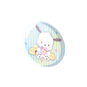 Pop-Up Pochacco Button Pin