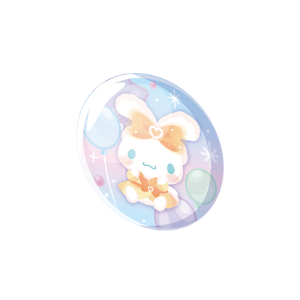 Spa Day Cinnamoroll Button Pin