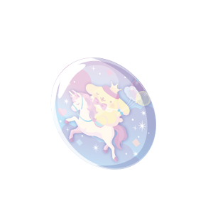 Portly Prince Pompompurin Button Pin